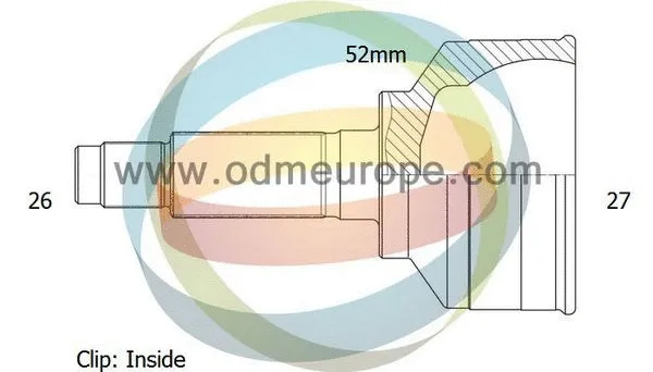 Jeu de joints, arbre de transmission 4X4 ESTANFI EST-12-040873