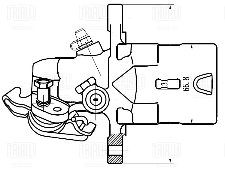 Étrier de frein TRIALLI CF 032107