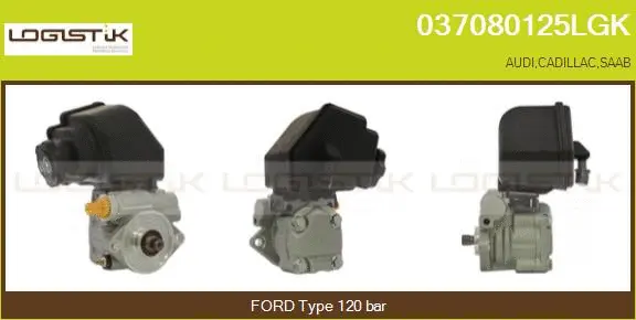 Pompe hydraulique, direction LGK 037080125LGK