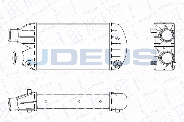 Refroidisseur d'air de suralimentation JDEUS M-811054A