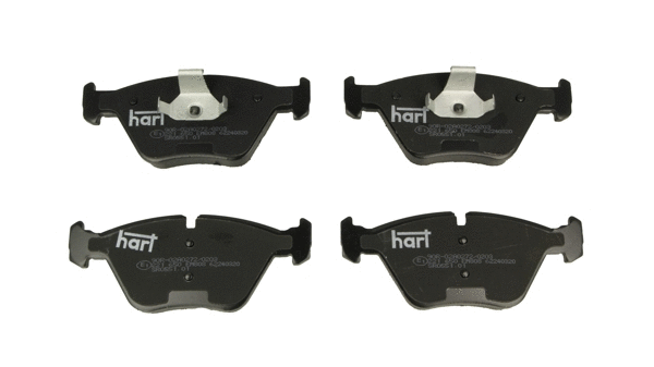 Kit de plaquettes de frein, frein à disque HART 221 650