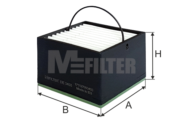 Filtre à carburant MFILTER DE 3403
