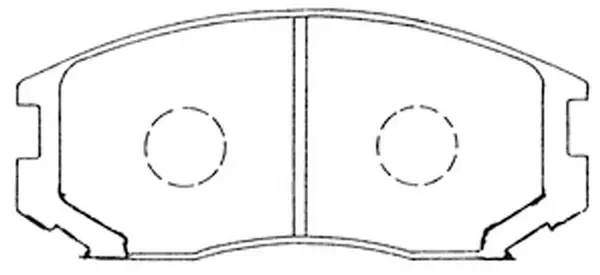 Kit de plaquettes de frein, frein à disque FIT FP0602