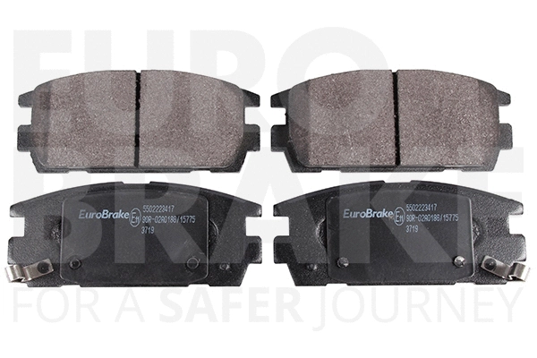 Kit de plaquettes de frein, frein à disque EUROBRAKE 5502223417