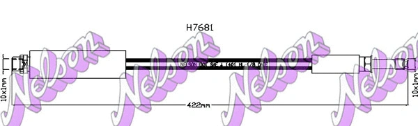Flexible de frein KAWE H7681