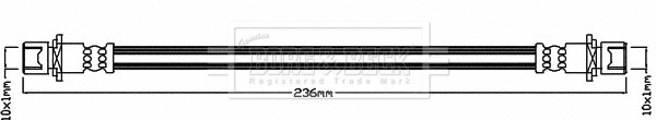 Flexible de frein BORG & BECK BBH8048