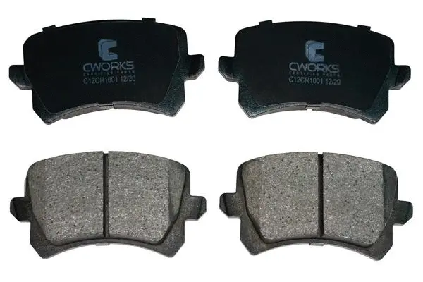 Kit de plaquettes de frein, frein à disque CWORKS C12CR1001