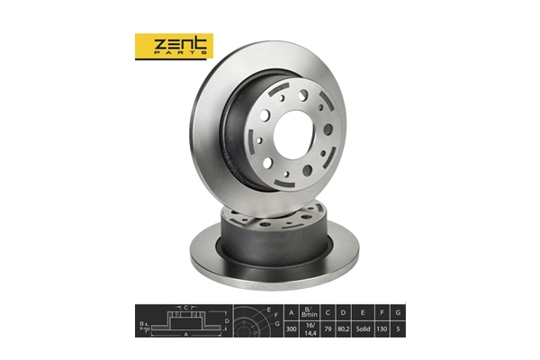 Disque de frein ZentParts Z06076