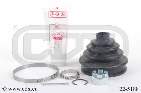 Jeu de joints-soufflets, arbre de commande CDX 22-5188