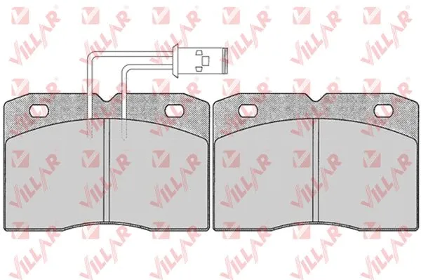 Kit de plaquettes de frein, frein à disque VILLAR 626.0281