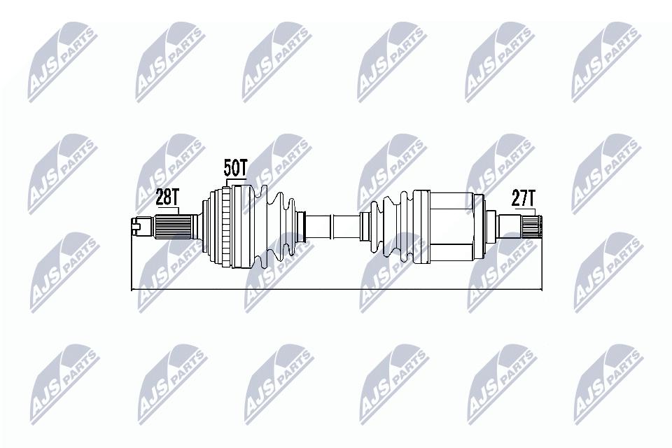 Arbre de transmission NTY NPW-HD-037