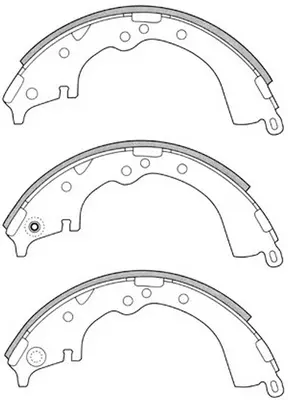 Jeu de mâchoires de frein SB BS21335
