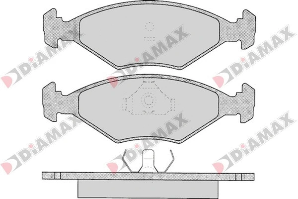 Kit de plaquettes de frein, frein à disque DIAMAX N09630