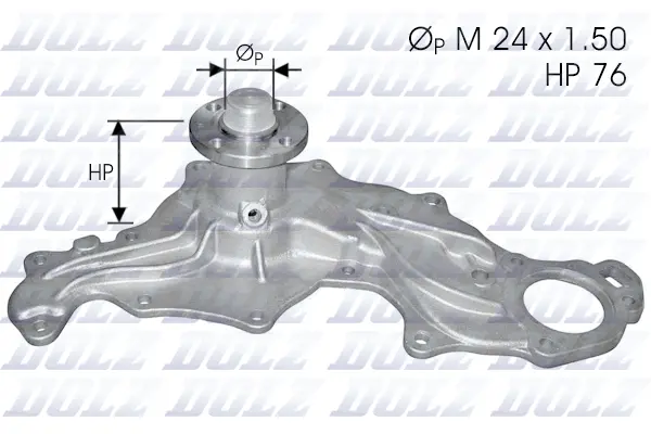 Pompe à eau, refroidissement du moteur DOLZ F122