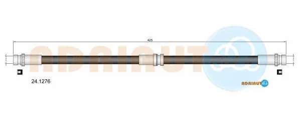 Flexible de frein ADRIAUTO 24.1276