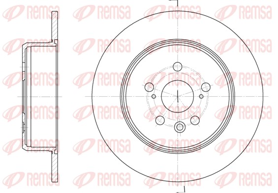 Disque de frein REMSA 6915.00