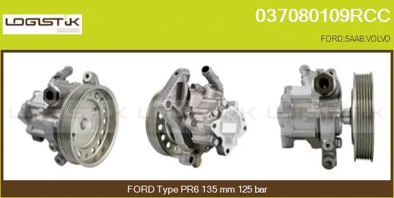 Pompe hydraulique, direction LGK 037080109RCC