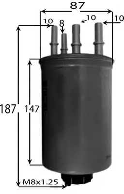 Filtre à carburant Azumi FSD47077