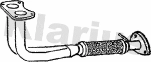 Tuyau d'échappement KLARIUS 301226