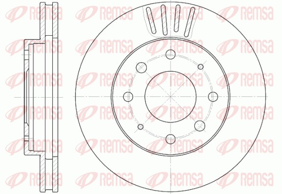 Disque de frein REMSA 6625.10