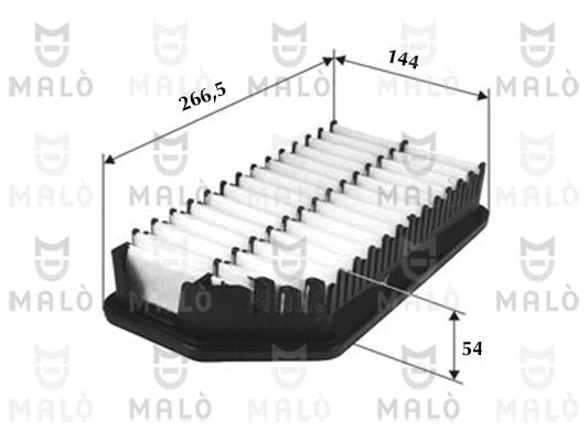 Filtre à air AKRON-MALÒ 1500577
