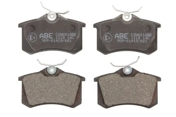 Kit de plaquettes de frein, frein à disque ABE C2W001ABE