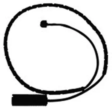Contact d'avertissement, usure des plaquettes de frein E.T.F. 17-8402