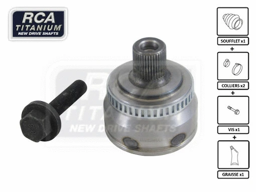 Jeu de joints, arbre de transmission RCA FRANCE AA40A