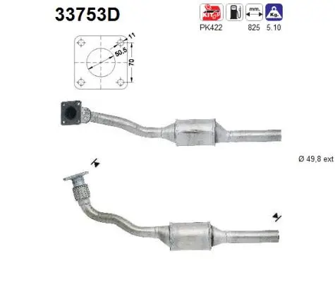 Catalyseur AS 33753D