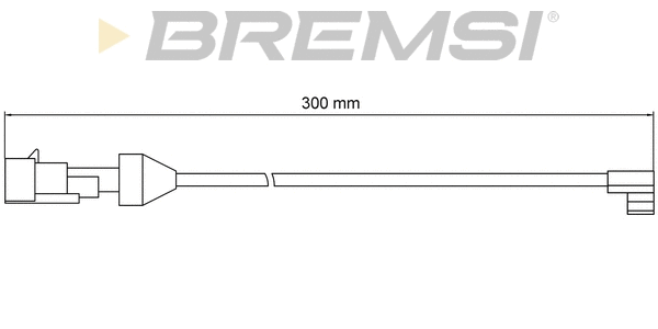 Contact d'avertissement, usure des plaquettes de frein BREMSI WI0902