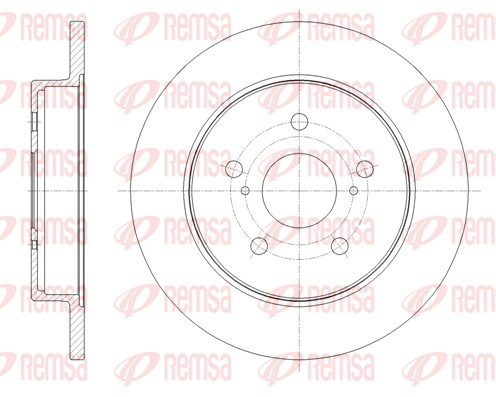 Disque de frein REMSA 61795.00
