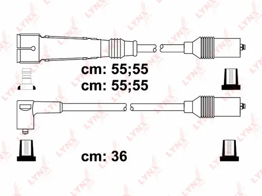Kit de câbles d'allumage LYNXAUTO SPC8017