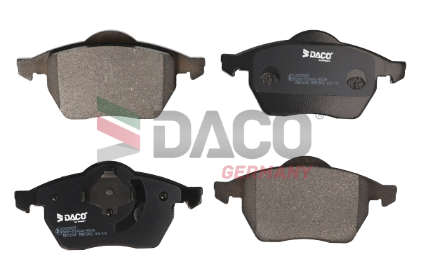 Kit de plaquettes de frein, frein à disque DACO Germany 329985