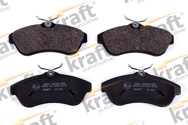 Kit de plaquettes de frein, frein à disque KRAFT AUTOMOTIVE 6006145