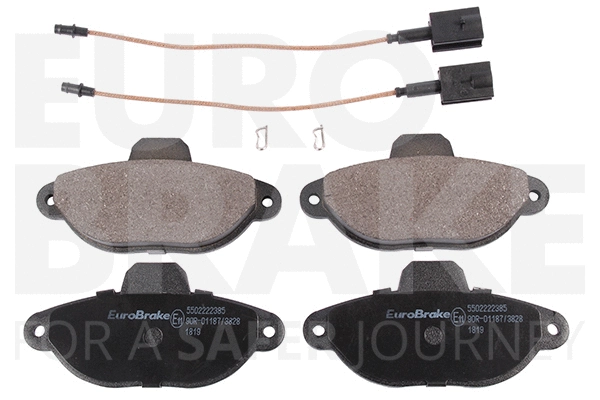 Kit de plaquettes de frein, frein à disque EUROBRAKE 5502222385