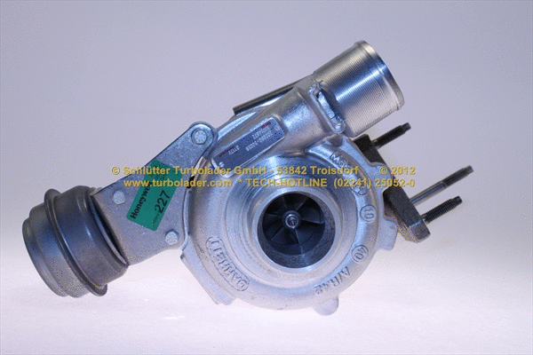 Turbocompresseur, suralimentation SCHLÜTTER TURBOLADER 172-12410