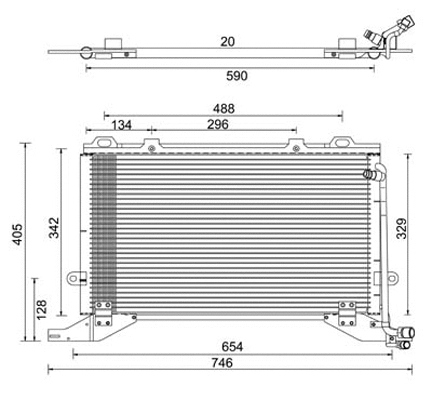 Condenseur, climatisation PowerMax 7110315