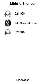 Silencieux central FA1 MD000290