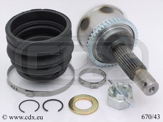 Jeu de joints, arbre de transmission CDX 670/43