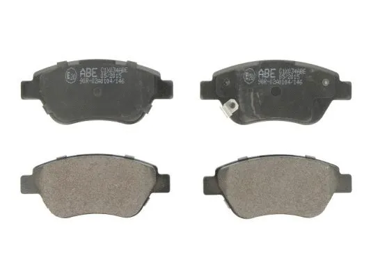 Kit de plaquettes de frein, frein à disque ABE C1X034ABE