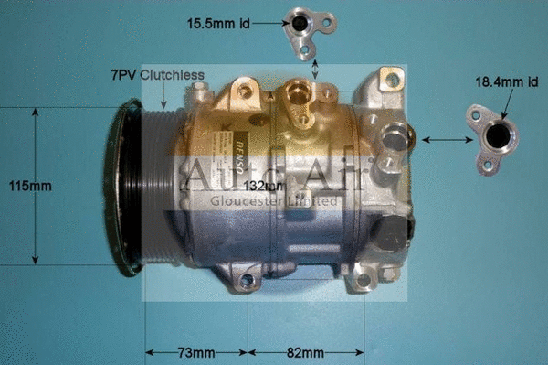 Compresseur, climatisation AUTO AIR GLOUCESTER 14-0124