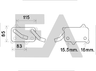 Radiateur d'huile EACLIMA 37G50028