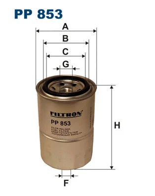 Filtre à carburant FILTRON PP 853