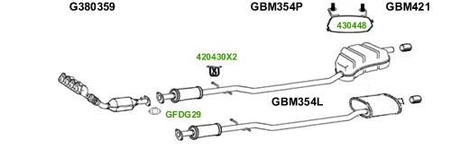 Échappement GT Exhausts G420430