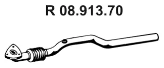 Tuyau d'échappement EBERSPÄCHER 08.913.70