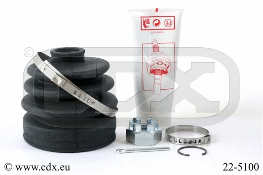 Jeu de joints-soufflets, arbre de commande CDX 22-5100