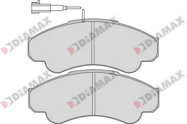 Kit de plaquettes de frein, frein à disque DIAMAX N09064