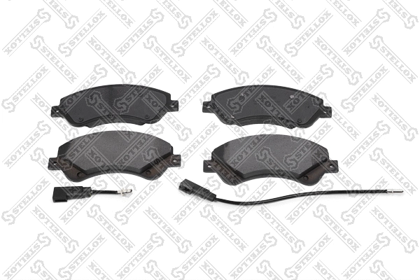Kit de plaquettes de frein, frein à disque STELLOX 1262 002B-SX