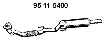 Silencieux avant EBERSPÄCHER 95 11 5400