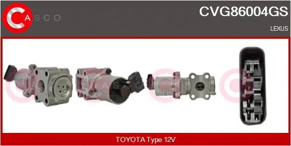 Vanne EGR CASCO CVG86004GS